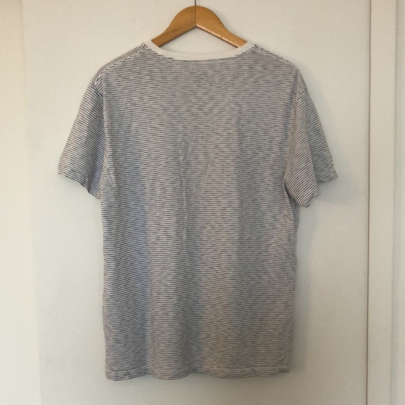 Brand New Striped White/Grey JCrew T-Shirt - Picture 2 of 4